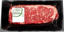 Just Bare, Angus Beef Top Loin Strip Steak, USDA Choice, No Antibiotics Ever