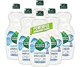 Seventh Generation Dish Liquid Soap Free & Clear liquid soap Pack of 6 Dishwashing Soap Dish Soap for sensitive skin ...