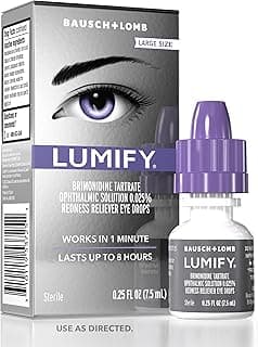 LUMIFY Eye Drops for Red Eyes, Redness Reliever for Brighter Looking Eyes, Works in 1 Minute & Lasts Up to 8 Hours, E...