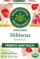 Traditional Medicinals Organic, Hibiscus Tea - Supports Normal Heart Health & Cardiovascular Wellness - Kosher, Non-G...