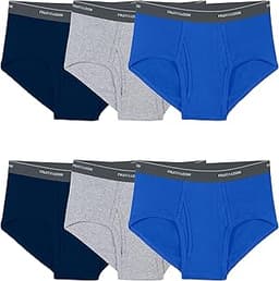 Fruit Of The Loom Men's Underwear Briefs, Tag Free & Moisture Wicking