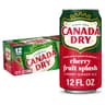 Canada Dry Cherry Gingerale Fruit Splash 12oz, Pack of 12