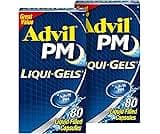 Advil PM Liqui-Gels Pain Reliever and Nighttime Sleep Aid, Pain Medicine with Ibuprofen for Pain Relief and Diphenhyd...