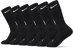 Nike Nike Unisex Adult Everyday Cushioned Training Crew Socks (6-Pack) | Mens and Womens