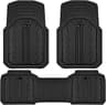 CAR PASS Heavy Rubber Car Floor Mats, Deep Waterproof Car Mats All Weather, Universal Trim-to Fit Automotive Floor Ma...