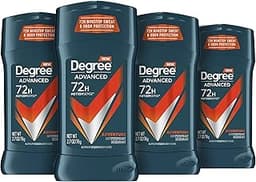 Degree Men Antiperspirant Deodorant Adventure Antiperspirant For Men With MotionSense Technology 2.7 oz, Pack of 4
