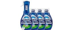 Dawn Powerwash Gain Original Dish Spray, Liquid Dish Soap, Dish Soap Refill, , 1 Starter Kit + 3 Refills, 64 Fl Oz To...