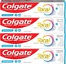 Colgate Total Whitening Toothpaste Gel with Fluoride, Bulk 4 Pack, 5.1 oz | Mint Flavor, Antibacterial, Antigingiviti...
