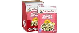 Chicken of the Sea Alaskan Pink Salmon, 2.5 Ounce Packets (Box of 12), Wild Caught Salmon, Lemon Pepper
