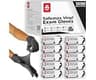 London Labs Black Synthetic Vinyl Exam Gloves Powder Free and Latex Free