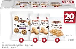 Pepperidge Farm Cookies Variety Pack, Snack Packs, 20 Pk