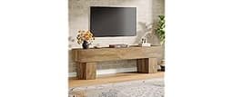 Tribesigns 63" TV Stand, Farmhouse Entertainment Center, Low TV Console Table for Living Room, Long Media Console Tel...