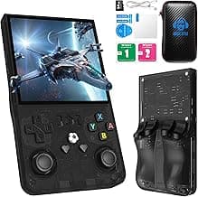 R36MAX Retro Handheld Game Console, 4.0 Inch 720x720 IPS Screen, 64GB Built-in 18,000+ Classic Game, Portable Hand He...