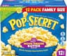 Pop Secret Microwave Popcorn, Movie Theater Butter, Flavor, 3.2 Oz Sharing Bags, 12 Ct