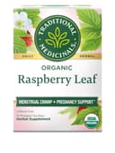 Traditional Medicinals Organic Raspberry Leaf Herbal Tea, Eases Menstrual Cramps & Supports Healthy Pregnancy, (Pack ...