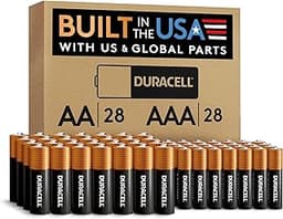 Duracell Coppertop AA + AAA Batteries, 56 Count (Pack of 1), Re-closable Pack for Easy Access and Organized Storage, ...