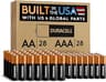 Duracell Coppertop AA + AAA Batteries, 56 Count (Pack of 1), Re-closable for Quick Access and Organized Storage, Incl...