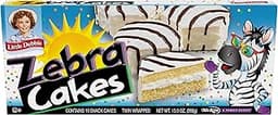 Little Debbie Little Debbie Zebra Cakes, 10 Twin-Wrapped Cakes, 13.0 oz Box, Pack of 0ne (1)
