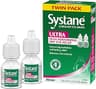 Systane Ultra Lubricant Eye Drops, Artificial Tears for Dry Eye, Twin Pack, 10-mL Each