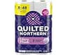 Quilted Northern Ultra Plush Toilet Paper, 8 Super Mega Rolls = 48 Regular Rolls, 3X Thicker*, 3 Ply Soft Toilet Tissue