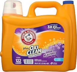 ARM & HAMMER Plus OxiClean with Odor Blasters Liquid Laundry Detergent | Laundry Odor Remover, Attacks Stains, Fresh ...