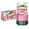 Canada Dry Fruit Splash Strawberry Ginger Ale Zero Sugar Soda, 12 fl oz cans, 12 pack