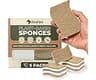 Plant-Based Kitchen Sponges (6 Pack) | USDA Biobased Certified | FSC & PETA Approved | Natural Cellulose & Coconut Sc...