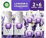 Air Wick Plug in Starter Kit, Lavender & Chamomile, 2 Warmers & 6 refills | Lavender & Chamomile plug in air freshene...