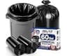 Delxo 55-60 Gallon Trash Bags, 50 Count, 38” x 56” Heavy Duty Garbage Bags | 1.2 Mil Black Large Plastic Trash Bags, ...