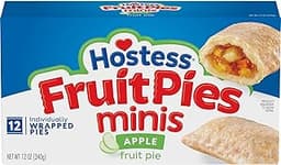 Hostess Fruit Pies with Apple Flavored Filling, 12 Oz. Box (12 Count)
