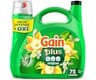 Gain Plus Liquid Washing Detergent, Cleaner, Fresher, Now with Oxi, Original Scent, 99 fl oz, 75 Loads