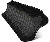 BAMBOO COOL Men's Ankle Socks Moisture Wicking Breathable Odor Control Athletic Cushioned Running Socks Arch Support ...
