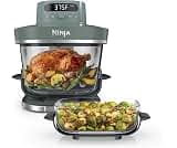 Ninja Crispi Pro 6-in-1 Glass Air Fryer | 6qt & 2.5qt Glass Containers with Storage Lids | Non-Toxic | Meal Prep, Mic...