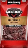 Jack Link's Beef Jerky Half Pounder - Original - Made with 100% Real Beef - Ready to Eat Real Meat Protein Snacks - 1...