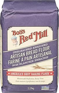 Bob's Red Mill Non-GMO Unbleached Enriched Artisan Bread Flour, 2.27 kg (Pack of 1)