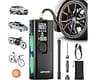 Airmoto Tire Inflator Portable Air Compressor - Air Pump for Car Tires with Digital Pressure Gauge, LED Light and Aut...