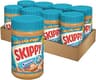 SKIPPY Creamy Peanut Butter, 8-Pack 16.3 oz Jars, Bulk Peanut Butter