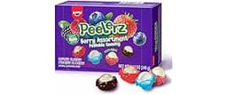 AMOS Peelerz Berry Mix Gummy Candy, Peelable Fruit Snacks, 8.47oz Dispenser Box 10 Individual Packs, Easter Basket St...