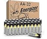 Energizer AA Batteries Alkaline Power, 32 Count Alkaline Double A Battery Pack
