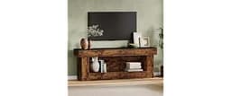 Tribesigns 63-inch TV Stand with Storage, Entertainment Center for 60/65/70 Inches TVs, Rustic Media TV Console with ...