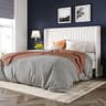 Allewie Queen Size Velvet Bed Frame/Vertical Channel Tufted Wingback Headboard/Upholstered Platform Bed/Strong Wooden...