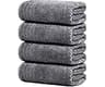 Tens Towels Pack of 4 Extra Large Bath Towels 30 x 60 Inches, 100% Cotton, Larger & Lighter Weight, Quicker to Dry, S...