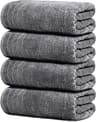 Tens Towels Pack of 4 Extra Large Bath Towels 30 x 60 Inches, 100% Cotton, Larger & Lighter Weight, Quicker to Dry, S...