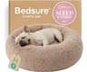 Bedsure Calming Dog Bed Medium Size Dog Donut Washable Pet Bed,30ins Camel | Fluffy Faux Fur Round Cuddler,Machine Wa...