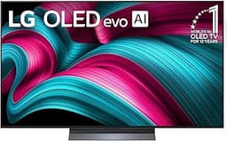 LG 55-Inch Class OLED evo AI 4K C5 Series Smart TV w/Dolby Atmos, Dolby Vision, HDR10, AI Super Upscaling 4K, Filmmak...