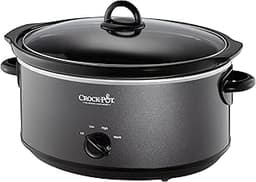 Crock-Pot 7-Quart Manual Slow Cooker, Family Size Serves 8+ People or Fits 6-lb Roast, Removable Stoneware with Warmi...