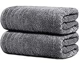 Tens Towels Pack of 2 Extra Large Bath Sheets 35 x 70 Inches, 100% Cotton, Larger & Lighter Weight, Quicker to Dry, S...