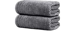 Tens Towels Pack of 2 Extra Large Bath Sheets 35 x 70 Inches, 100% Cotton, Larger & Lighter Weight, Quicker to Dry, S...