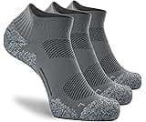 CWVLC Unisex Cushioned Compression Athletic Ankle Socks Multipack