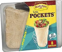 Old El Paso Flour Tortilla Pockets, Meal Prep, 8 Ct, 8.4 oz
